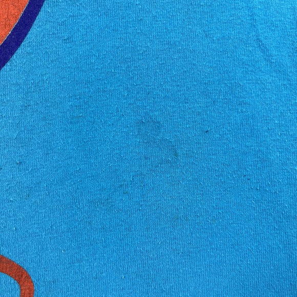 Vintage Sail Boat T-Shirt Mens Large Blue Ocean Art Nautical Chicago USA 90s - Picture 11 of 16